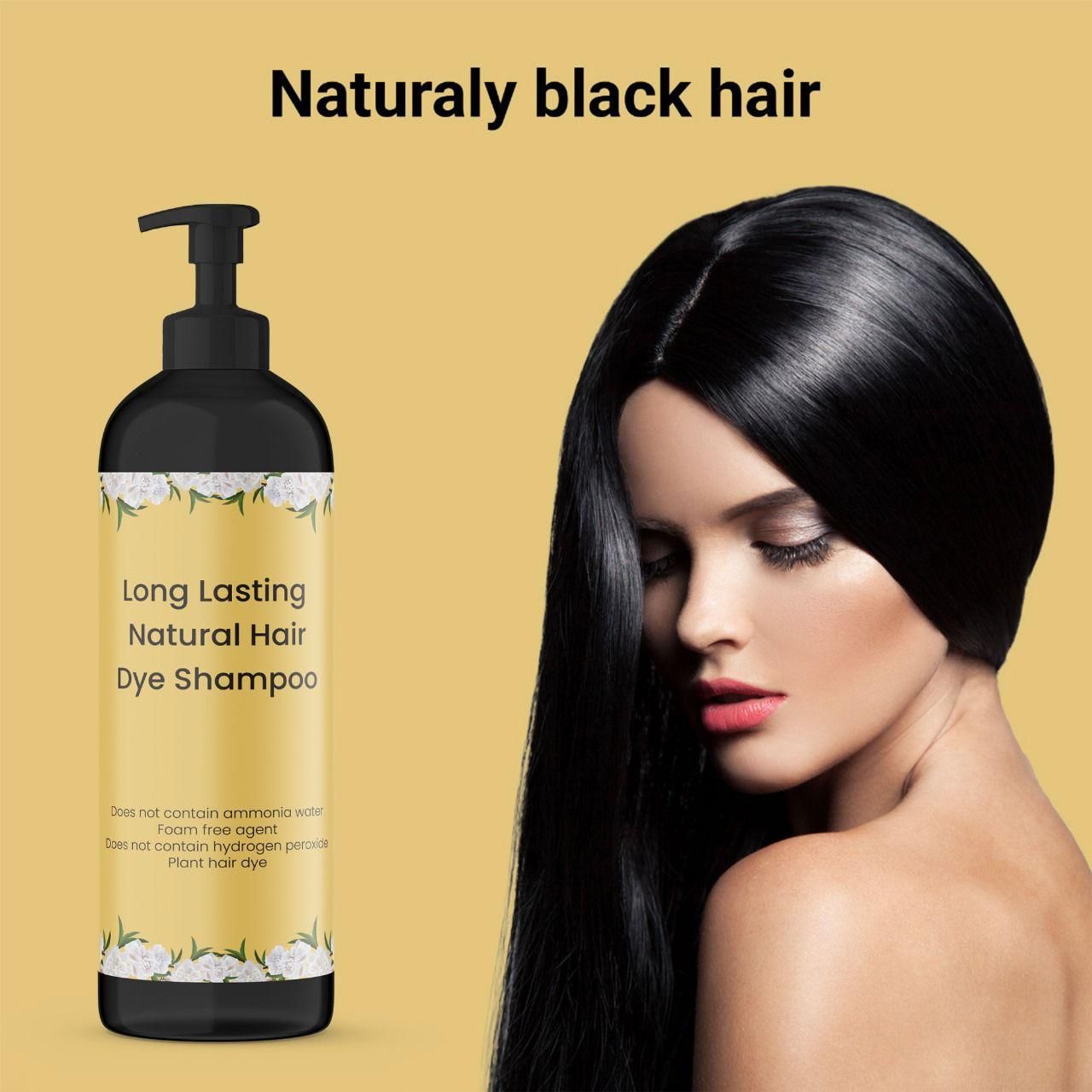 Long Lasting Natural Hair Dye Shampoo 100ML (Pack of 2)